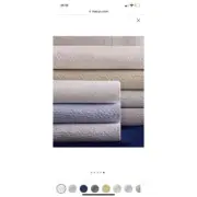 Lauren Ralph Lauren two Kaia white chevron pattern shams new with tags