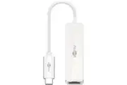 Goobay: USB-C to ARJ45 Ethernet Network Adapter - White