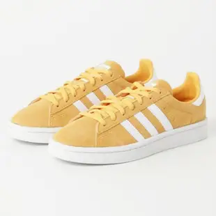 Adidas Originals W Campus 黃 女鞋 低筒 復古 麂皮 板鞋 運動鞋 AQ1071