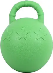 Herding Ball for Horse, Rubber Anti Burst Horse Ball Toy with Fruit Flavor Interactive Horse Play Ball Slow Bounce Bouncy Ball for Equestrian Training Game, Horse Soccer Ball