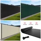 Windscreen Privacy Fence Screen Heavy Duty Mesh Fabric Shade Net Cover For Yard