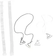 [LIFKOME] 4pairs Underwear Straps Lift Decor Clear Bras for Women Bra Strap Rhinestone Clear Push up Bra Black Bra Plush Strap Extender Bra Accessories Adjustable Straps Women's Bras Spandex