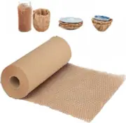 Honeycomb Packing Paper, 15"x300' Honeycomb Cushioning Bubble Wrap Paper Roll...
