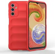 JOJOBE Soft TPU Protective Phone Case for Samsung Galaxy A14 5G / A14 4G Cover case Inner Soft Cushion, Drop-Proof Anti-Crack Case Compatible with Samsung A14 5G / A14 4G-Red