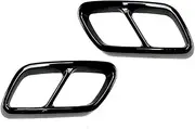 Exhaust Tail Pipe, For Benz C-Class W206 1 Pair Car Accessories Parts Rear Exhaust Muffler Tail Pipe Cover Trim Tip