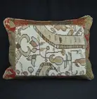 Custom Made Throw Pillow Cover One of a Kind Ziegler Rug Fragment Cushion 18x22