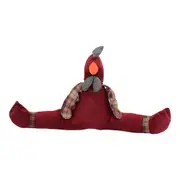 Sand Polyfill 45cm Ginger Doorstop Home/Office Weighted Heavy Door Stopper Red