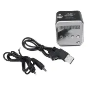 TD-V26 Digital Portable Mini Fm Radio Receiver LED Loudspeaker Wireless9389