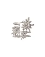 Maje Rhinestone Starburst Ring