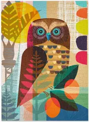 WerkShoppe - Ruru Owl Puzzle 1000pc