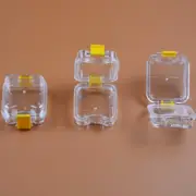 Dental Transparent Membrane Denture Storage Box Tooth Box Retailer Box - 100Pcs