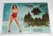2015 Benchwarmer PENNELOPE JIMENEZ Holiday #27 Gold Foil Variant/24 PLAYBOY Sexy