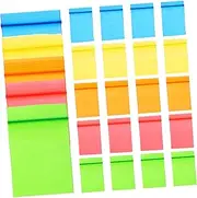 DOITOOL 500Pcs Resealable Colored Bags Small Self Sealing Packing Bags for Jewelry Crafts Storage Durable Thick Zip Lock Red Blue Green Orange Yellow