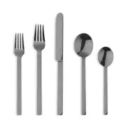 Mepra Stile Ice Nero 5-Piece Place Setting