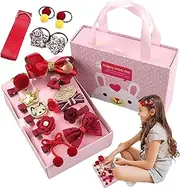 Little Girl Hair Accessories - Princess Hair Accessories for Toddler Girls - Set of 18 Stylish Hairpin, Assorted Hairpiece Set for Party School Ballet