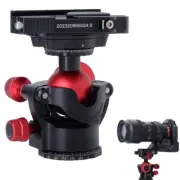 360°Panning Tripod Ball Head Lever Clamp④ Manfrotto 200PL 410PL Arca-Swiss Plate
