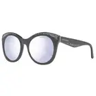 Marciano by Guess Sunglasses Women's Black Butterfly Grey Mirrored Gradient GM07