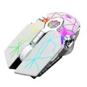 X13 Wireless Rechargeable Game Mouse Wireless gaming mouse for computer Mute Liquid-cooled Shining Mechanical Mice 22g3