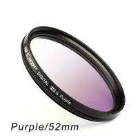在飛比找PChome24h購物優惠-K&F Concept 紫色超薄漸層濾鏡/漸變鏡-52mm