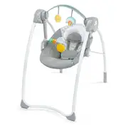 Ingenuity Sun Valley Milestone Baby/Infant/Newborn Portable Swing Grey 0m+