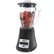 Oster BLSTMG-BOO New 8 Speed Glass Jar Blender 450 Watts Black Color 110V