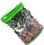 ORFOFE 300pcs Plastic Toy Soldiers Modern Soilder Models for Boys and Girls Army Men Figurines Sandbox