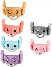 UTHCLO 6Pcs Winter Warm Cover Plush Bear for Ear Protection Comfortable and Durable Cute Design Easy to Clean Suitable for Outdoor Activities