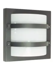 [Oriel Lighting] Largo Premium Outdoor Bulkhead Light Graphite