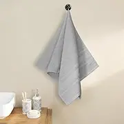 AwObEpl Soft Hand Towel Face Cloth, Absorbent Washcloth, Multipurpose Comfortable Face Washcloth for Bathroom Restroom Salon (Grey)