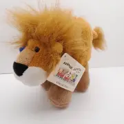 Animal Junction by Russ Berrie NOAH Lion Plush Applause 6 inch Stuffed Animal