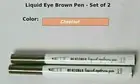 Microblading Liquid Eyebrow Ink Pen Long Lasting Eye Brow Pencil Makeup CHESTNUT