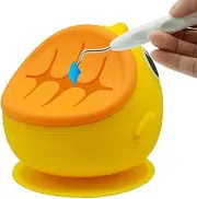 Xunweiad Detachable Large Capacity Suctioned Vinyl Weeding Scrap Collector,Weeding Vinyl Tool,Vinyl Collection Box Yellow