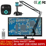 USB Industrial Video Microscope Camera 150X Zoom C Mount Lens Cantilever stand