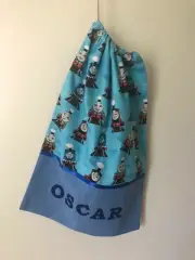 Childs Personalised Library Bag / Book Bag -Thomas the Tank Engine -