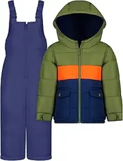 [Carter's] Boys 4-7 Snowsuit Heavy Winter Jacket and Snow Bib Pants and Gloves