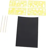 Toyvian 1set Scratch Drawing Accessories for Boy Girl of Scratch Paper Arts Crafts Imagination Development and Creative Fun