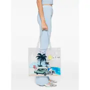 [Fiorucci] Fiorucci Logo-print Tote Bag ONE SIZE WHITE/BLUE