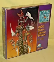 TROLL PUZZLE LOFTY GOALS DAVID BADGER 300 PC SUNSOUT 1996 NEW GIRAFFE BD60005.