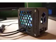 3D Printed Raspberry Pi 4 Desktop Tower Case