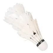 3pcs Goose Feather Badminton Stable White Shuttlecocks For Indoor Outdoor GD