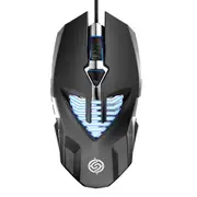 Q1 Professional Competitive Game Mouse 6d Electroplating Metal Water-Cooled Light Effect Macro Programming USB Wired Mouse