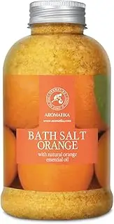 Orange Bath Salt 600g with Natural Orange Essential Oil for Body Care - Beauty - Bathing - Body Care - Wellness - Relax - Aromatherapy - Spa - Good Mood