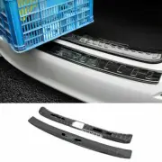 Black Titanium Rear Bumper Plate Mouldings Fits 2pcs For Honda Civic 11th 2022