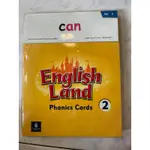 ENGLISH LAND 第二冊 PHONICS自然發音字卡