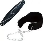 Rhoyee Weightlifting Dip Belt with 36" Steel Chain – Adjustable Gym Belt for Pull-Ups, Dips & Squats – Weight Belt for Strength Training & Bodybuilding