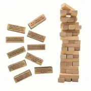 Questions Tumbling Tower Game, 54 Pieces Questions Tumblin' Tower Game,2668
