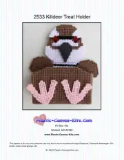 Killdeer Treat Holder- Plastic Canvas Pattern or Kit