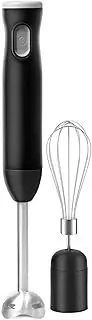 Cordless Immersion Blender with Egg Whisk and Chopper, Rechargeable Turbo Mode Hand Mixer, 2-in-1 Heavy Duty Portable Handheld Blender