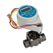 Hunter Sprinkler NODE100 NODE-100 Battery Controller with Solenoid, Small, Bl...