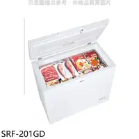 在飛比找蝦皮商城優惠-聲寶【SRF-201GD】200公升臥式變頻冷凍櫃(含標準安